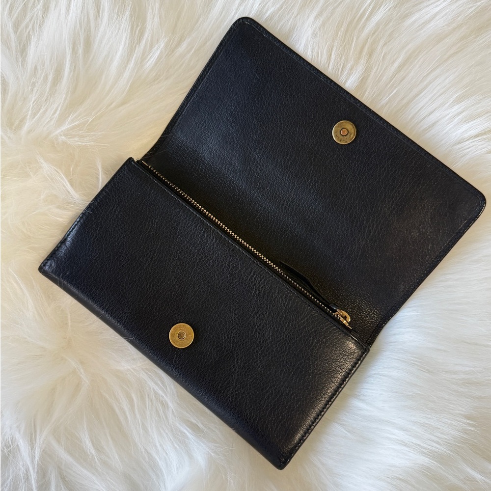 BALENCIAGA LE CITY WALLET 2013 BLACK LEATHER FOR CITY BAG AUTHENTIC - Picture 4 of 4